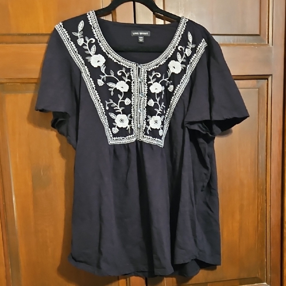Lane Bryant Floral Shirt